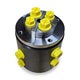 Svivel 3/8" x 1/2" 4-Kanal